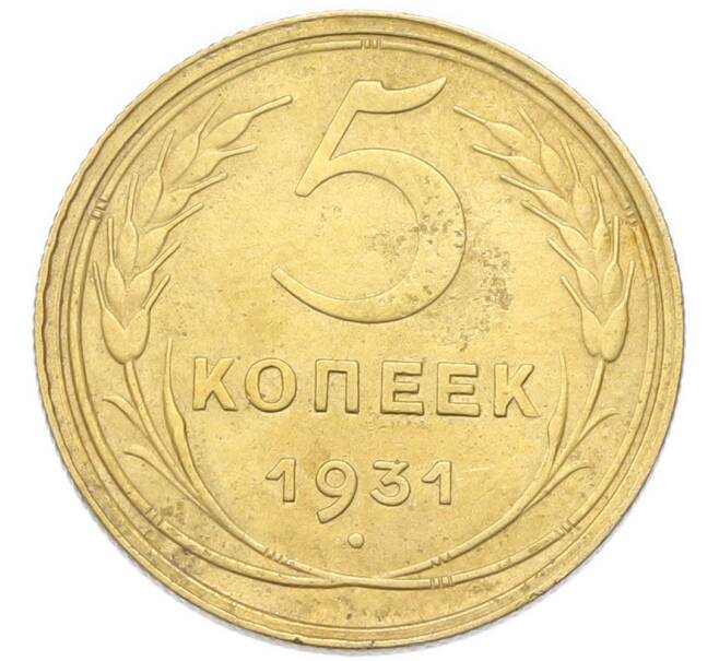 Монета 5 копеек 1931 года (Артикул: K12-93974) — Фото №1