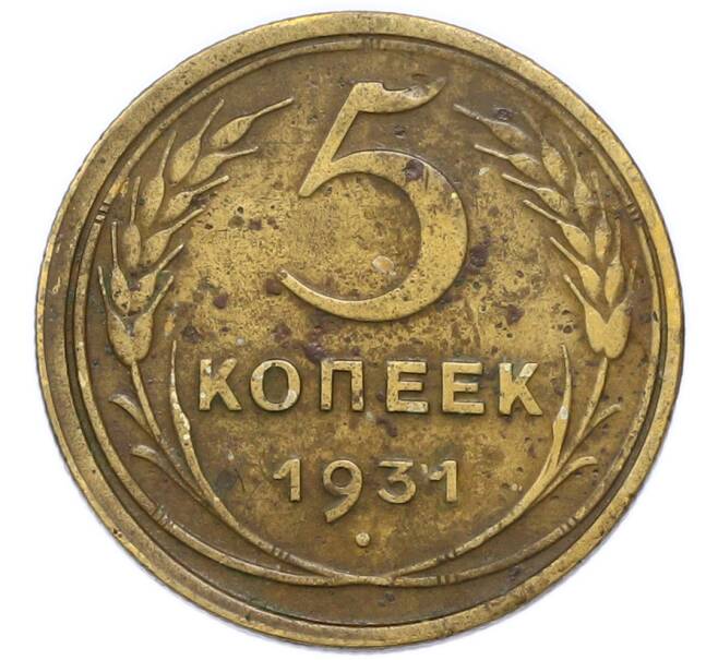 Монета 5 копеек 1931 года (Артикул: K12-93975) — Фото №1