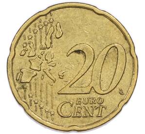 20 евроцентов 2002 года J Германия — Фото №2