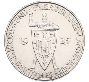 5 рейхсмарок 1925 года D Германия «Тысячелетие Рейнланда» — Фото №1