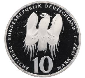 10 марок 1997 года J Германия «500 лет со дня рождения Филиппа Меланхтона» — Фото №2