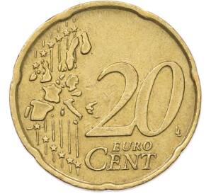 20 евроцентов 2002 года Италия — Фото №2
