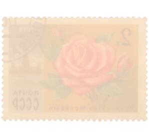 Почтовая марка 2 копейки 1978 года «Цветы — Роза «Утро Москвы»» — Фото №2