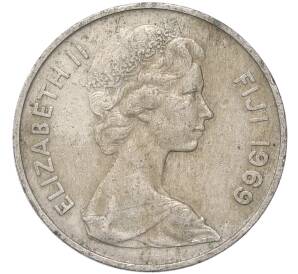 10 центов 1969 года Фиджи — Фото №2