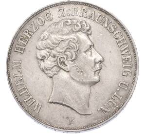 2 талера 1854 года Брауншвейг — Фото №1