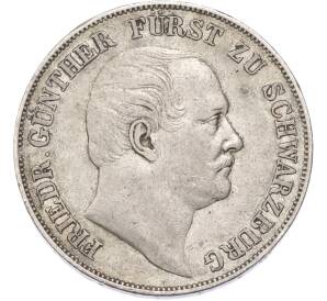 1 союзный талер 1862 года Шварцбург-Рудольштадт — Фото №1
