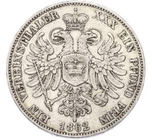 1 союзный талер 1862 года Шварцбург-Рудольштадт — Фото №2