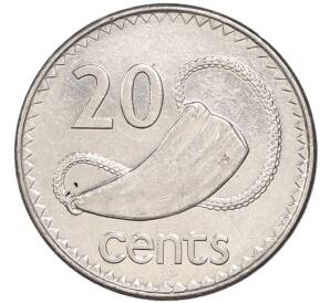 20 центов 2000 года Фиджи — Фото №1