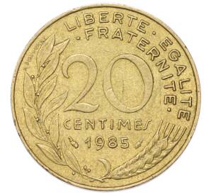 20 сантимов 1985 года Франция — Фото №1
