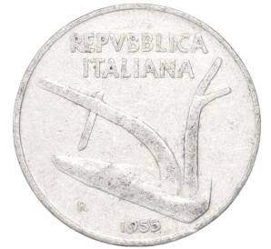10 лир 1955 года Италия — Фото №2