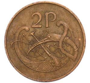 2 пенса 1975 года Ирландия — Фото №2