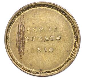 Памятный жетон «Великобритания — Битва при Бусаку, 1810» — Фото №1