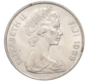 10 центов 1969 года Фиджи — Фото №2