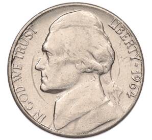 5 центов 1964 года D США — Фото №1