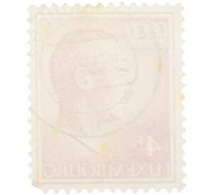 Почтовая марка 4 франка 1982 года Люксембург «Портрет Великого герцога Жана» — Фото №2