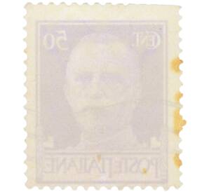 Почтовая марка 50 чентезимо 1931 года Италия «Король Виктор Эммануил III» — Фото №2
