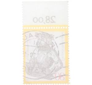 Почтовая марка 80 пфеннигов 1988 года Западная Германия (ФРГ) «500-летие со дня рождения Ульриха фон Гуттена» — Фото №2