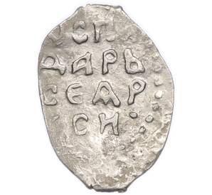 Денга 1462-1505 года Иван III Васильевич — М (Чекан Новгорода) — Фото №2