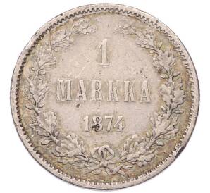 1 марка 1874 года Русская Финляндия — Фото №1