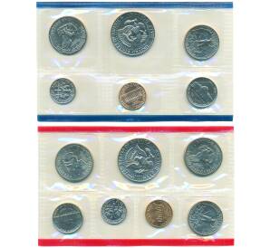 Сет из двух годовых наборов монет 1981 года США (Монетные дворы Р и D) — Фото №2