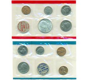 Сет из двух годовых наборов монет 1968 года США — Фото №1
