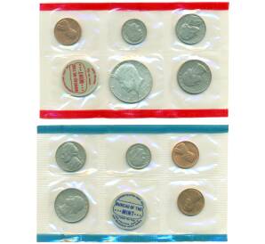 Сет из двух годовых наборов монет 1969 года США — Фото №1