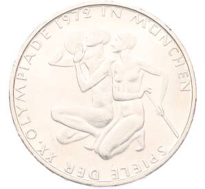 10 марок 1972 года D Западная Германия (ФРГ) «XX летние Олимпийские Игры — Спортсмены» — Фото №1
