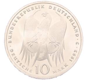 10 марок 1993 года Германия «150 лет со дня рождения Роберта Коха» — Фото №2