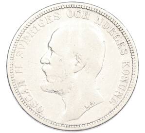 2 кроны 1890 года Швеция — Фото №2