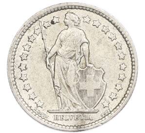 1/2 франка 1960 года Швейцария — Фото №2