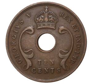10 центов 1936 года 28 Британская Восточная Африка