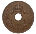 Монета 10 центов 1936 года KN Британская Восточная Африка (Эдвард VIII) (Артикул M2-37611)