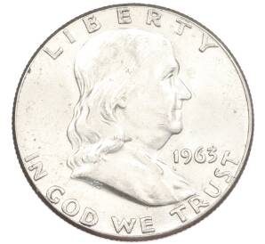 1/2 доллара (50 центов) 1963 года США — Фото №1