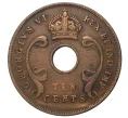 Монета 10 центов 1942 года Британская Восточная Африка (Артикул M2-37613)