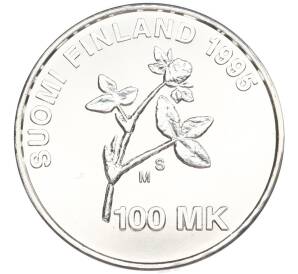 100 марок 1995 года Финляндия «100-летие со дня рождения Арттури Ильмари Виртанена» — Фото №1