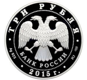 3 рубля 2015 года СПМД «Символы России — Кижи» — Фото №2