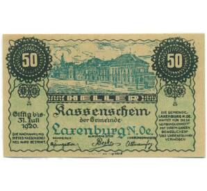 50 геллеров 1920 года Австрия — община Лаксенбург (Нотгельд) — Фото №1