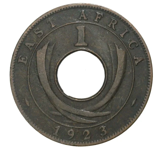 Монета 1 цент 1923 года Британская Восточная Африка (Артикул M2-37635)