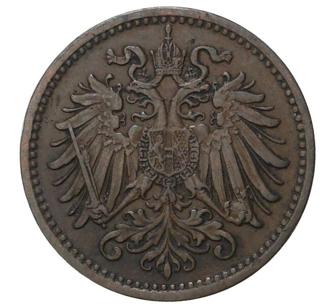 Монета 1 геллер 1898 года Австрия (Артикул M2-37659)