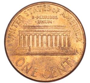 1 цент 2001 года D США — Фото №2