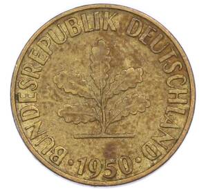 5 пфеннигов 1950 года G Западная Германия (ФРГ) — Фото №1