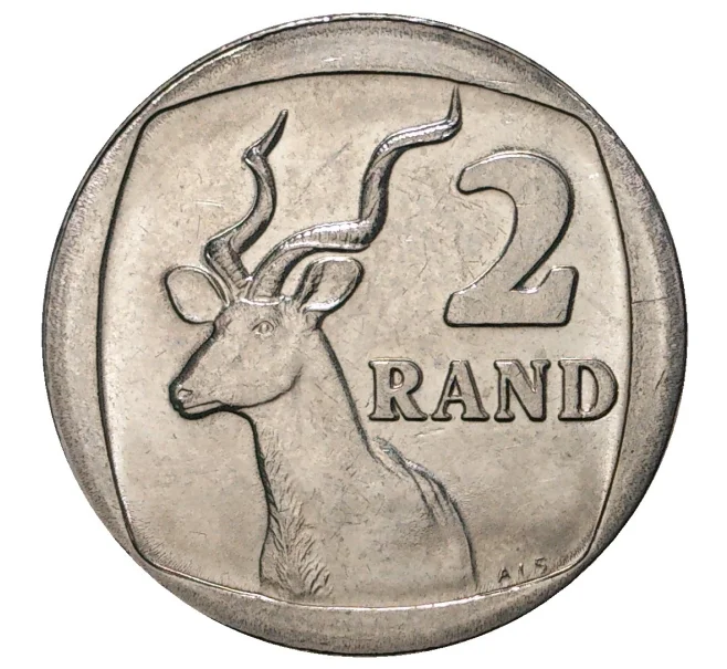 Монета 2 рэнда 1990 года ЮАР (Артикул M2-37691)