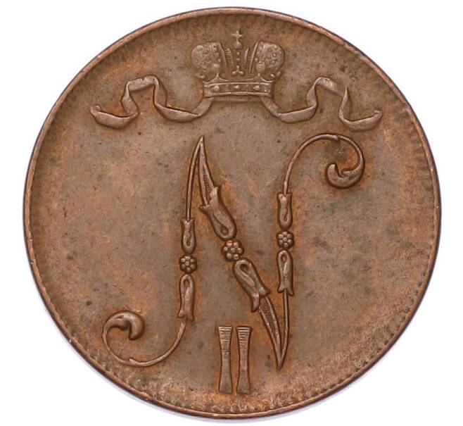 Монета 5 пенни 1916 года Русская Финляндия (Артикул: M1-68933) — Фото №2
