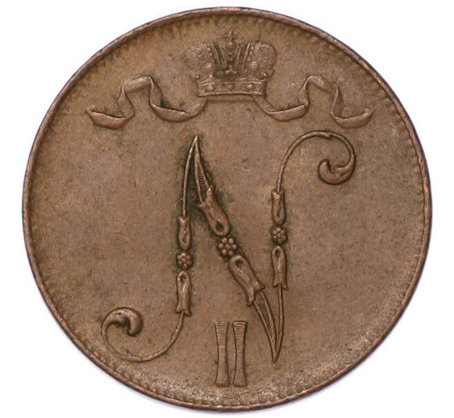 Монета 5 пенни 1916 года Русская Финляндия (Артикул: M1-68946) — Фото №2