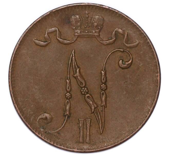 Монета 5 пенни 1916 года Русская Финляндия (Артикул: M1-68947) — Фото №2