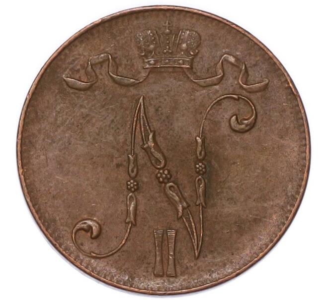 Монета 5 пенни 1916 года Русская Финляндия (Артикул: M1-68948) — Фото №2