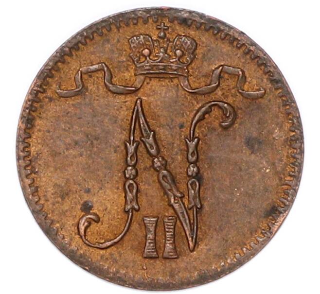 Монета 1 пенни 1916 года Русская Финляндия (Артикул: M1-68953) — Фото №2