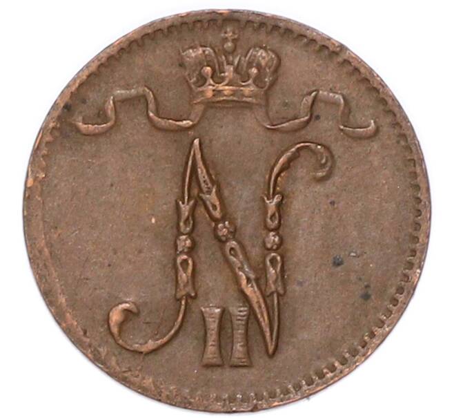 Монета 1 пенни 1916 года Русская Финляндия (Артикул: M1-68954) — Фото №2