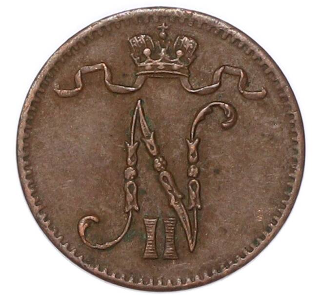 Монета 1 пенни 1916 года Русская Финляндия (Артикул: M1-68955) — Фото №2