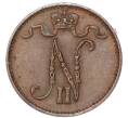Монета 1 пенни 1915 года Русская Финляндия (Артикул: M1-68960) — Фото №2